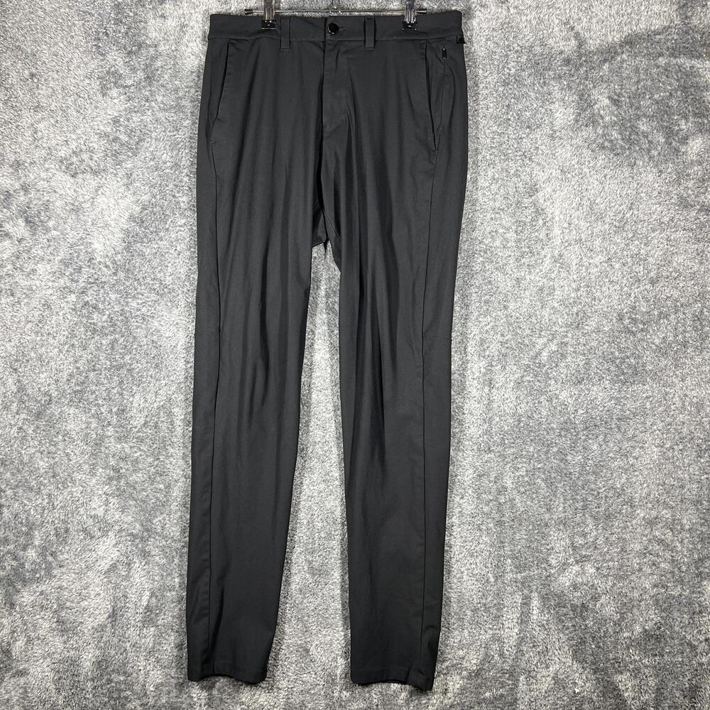 Lululemon Pants Mens 31x32 Black Dress Pants Slim Warpstreme Commission